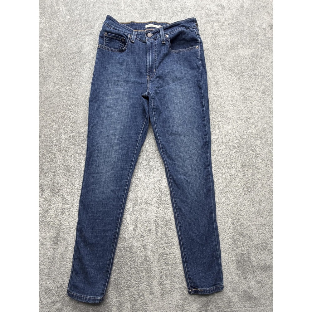 Levi's‎ 721 High Rise Skinny Jeans Womens 30 Blue Medium Wash Stretch Extra-Slim